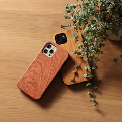 おしゃれな天然木 iphoneケース 木製 スマホ カバー 15 14 pro 13 12 se 11 ウッド スリム 11枚目の画像