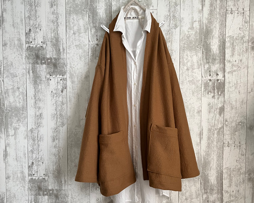 ロングコート ブラウン カシミヤ100% キャメル 11 冬 DMW ロングコート ブラウン カシミヤ100% キャメル 11 冬 DMW