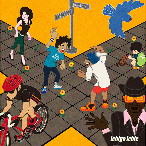 レコードジャケット風アート【レコード盤なし】一期一会_c201