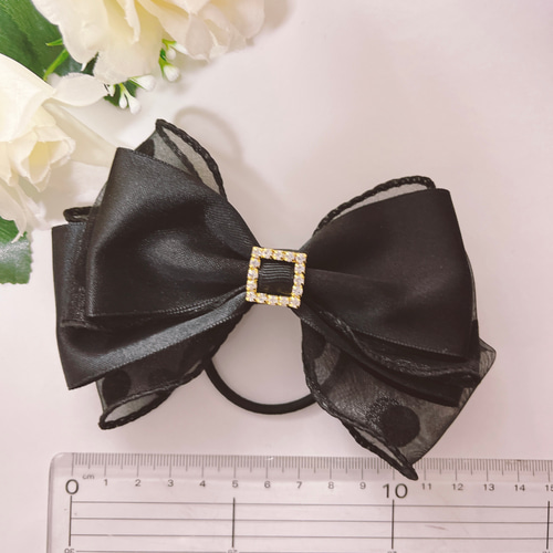 ハンドメイド リボン 13センチ 1個ビッグ ダンス チア 発表会