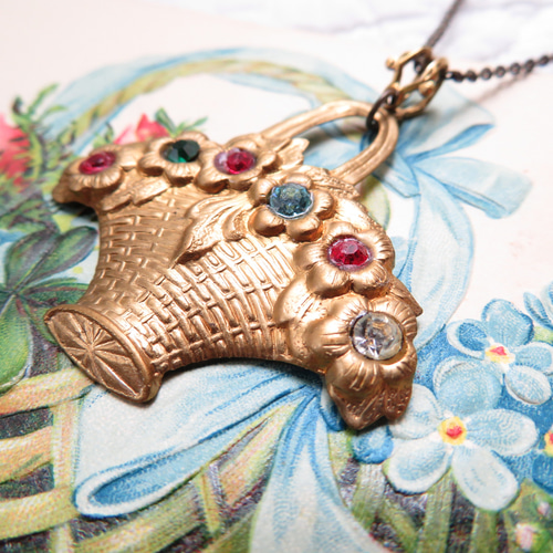 一点物 鼈甲製 花彫刻 ロングネックレス レディース オシャレ 上品