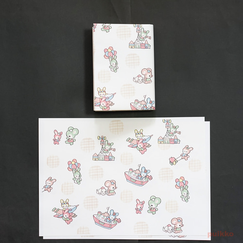 レトロアニマル 文庫本サイズ ブックカバー ハンドメイド ニューレトロ ブックカバー 文庫本 文庫 HIGHTIDE ハイタイド