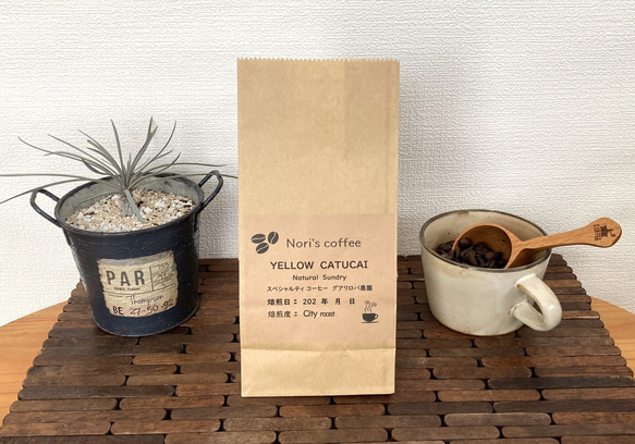 【Nori’s coffee】ノリズコーヒー　送料無料！￥500　自家焙煎のスペシャリティコーヒー豆　60g　 1枚目の画像