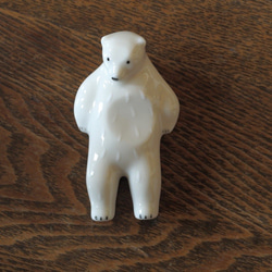 北極熊熊五郎筷架（毛皮） 第4張的照片