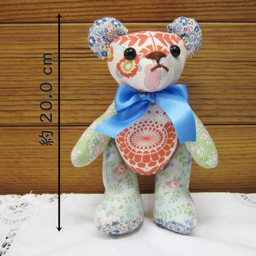 手足が動くテディベア】ブルーリボン・ぬいぐるみ・置物 その他人形