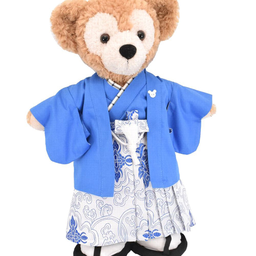 ダッフィー 着物 着せ替え コスチューム 草履付 羽織袴セット No.115