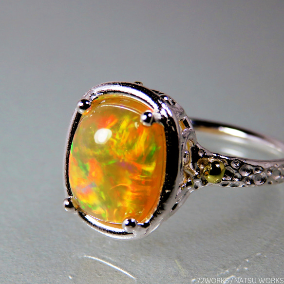 エチオピアオパール リング / Ethiopian Opal Ring 7枚目の画像