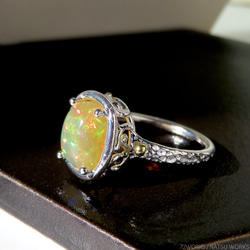 エチオピアオパール リング / Ethiopian Opal Ring 6枚目の画像