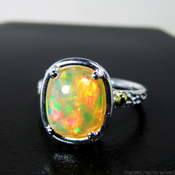 エチオピアオパール リング / Ethiopian Opal Ring 2枚目の画像