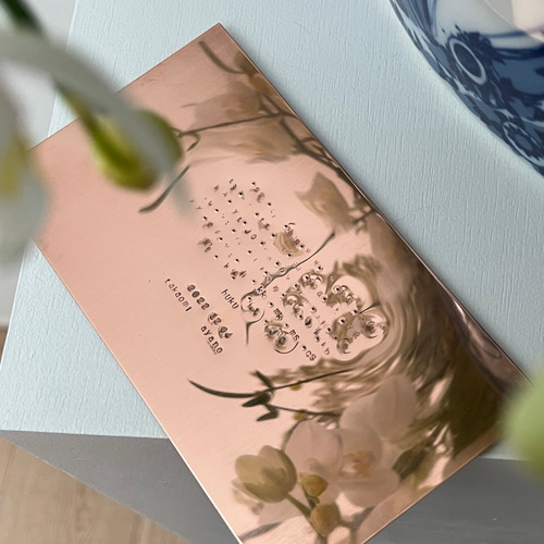 銅板結婚証明書 WEDDING CERTIFICATION フォトフレーム・写真立て