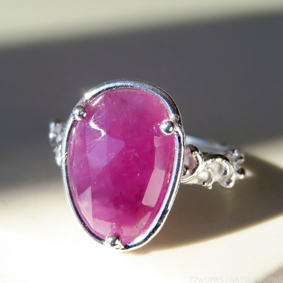 ピンクサファイア リング / Pink Sapphire Ring rc 4枚目の画像