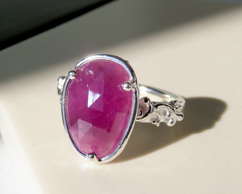 ピンクサファイア リング / Pink Sapphire Ring rc 指輪・リング NATSU