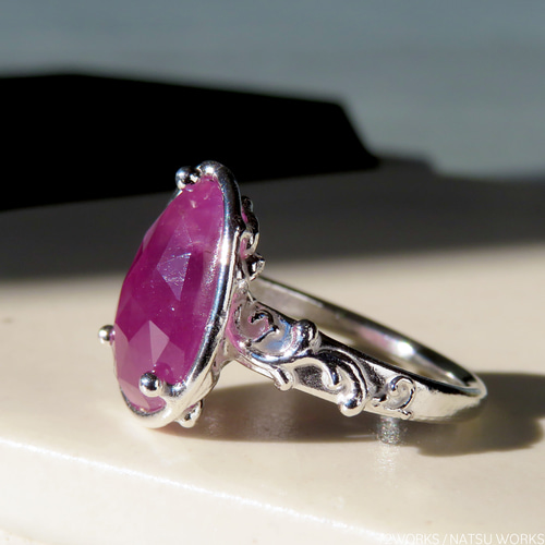 ピンクサファイア リング / Pink Sapphire Ring rc 指輪・リング NATSU