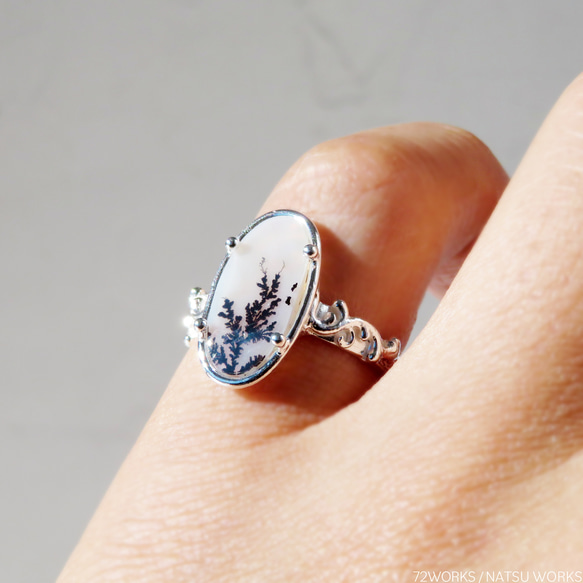 デンドリティック アゲートリング / Dendritic Agate Ring 5枚目の画像