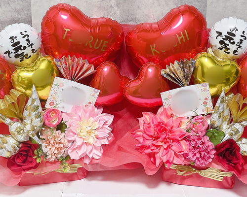 バルーンギフト バルーンアレンジ 還暦祝い その他アート ange
