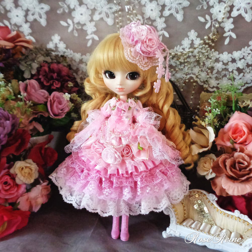 soldロリータロマンス ラブリーピンクの妖精 薔薇の花びら舞う