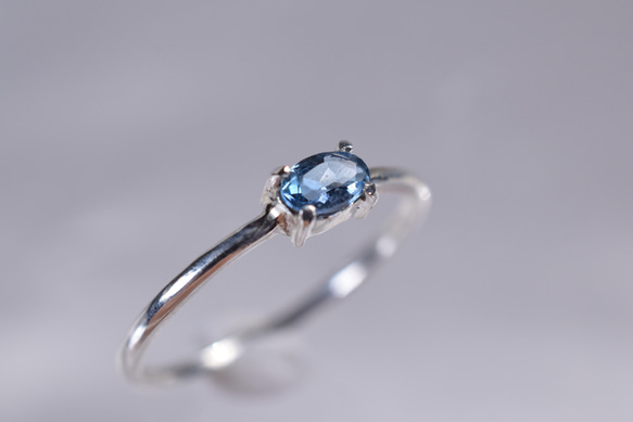 rose_maling★サンタマリアアクアマリン&ベキリガーネット★リング rose_maling☆サンタマリアアクアマリン&ベキリガーネット