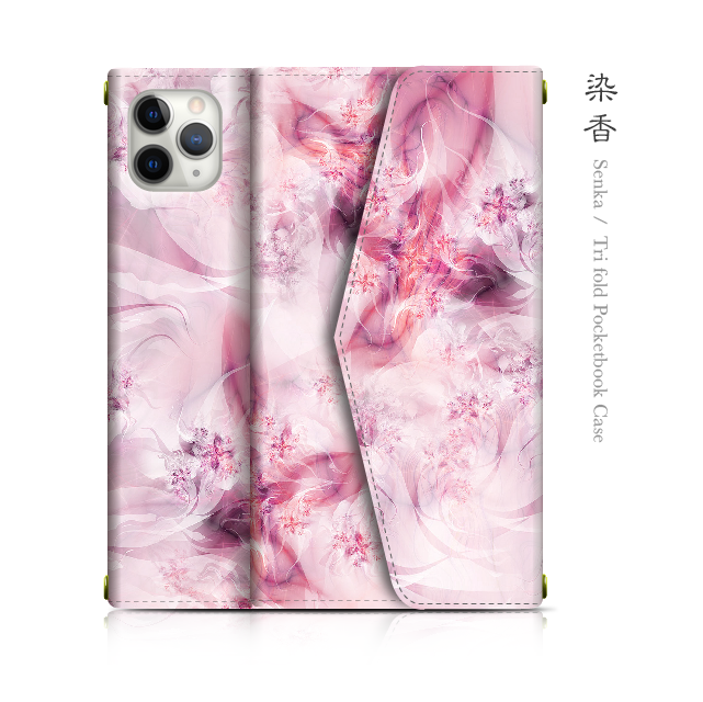 染香 - 三つ折り手帳型 iPhoneケース【iPhone全機種対応】スマホショルダー/カード収納