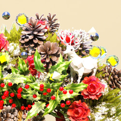 クリスマス リース【wreath_color】 4枚目の画像