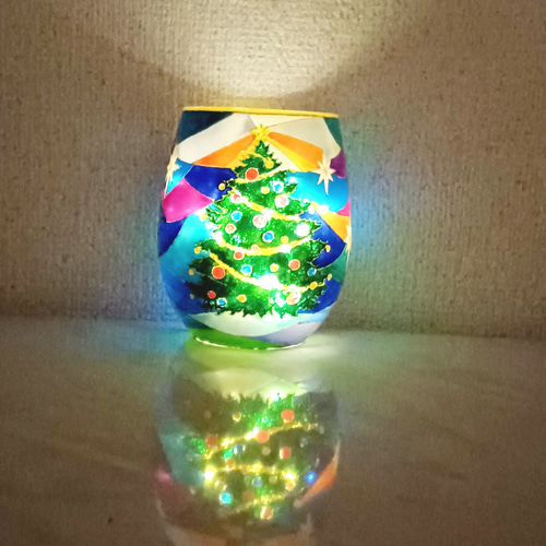 クリスマス キリスト降誕キャンドルホルダー【マリア様と赤子の