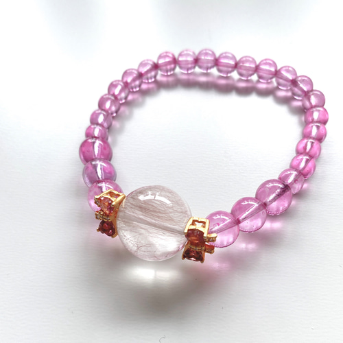 ◇至純 龍眼天珠とスモーキーアイリスクォーツ◇ | ANNA - 天然石  