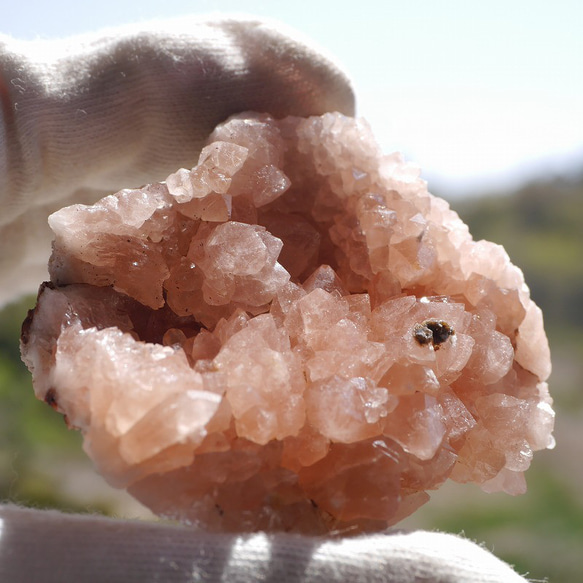 20%OFFSale天然石ピンクアメジスト約66g(アルゼンチン産)晶洞クラスター[pam-221213-05] 3枚目の画像