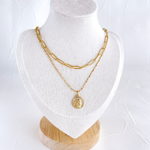 ミイッソマ海外ブランド　18金ロジームコート　ぷっくり　ネックレス ミイッソマ海外ブランド 18金ロジームコート ぷっくり