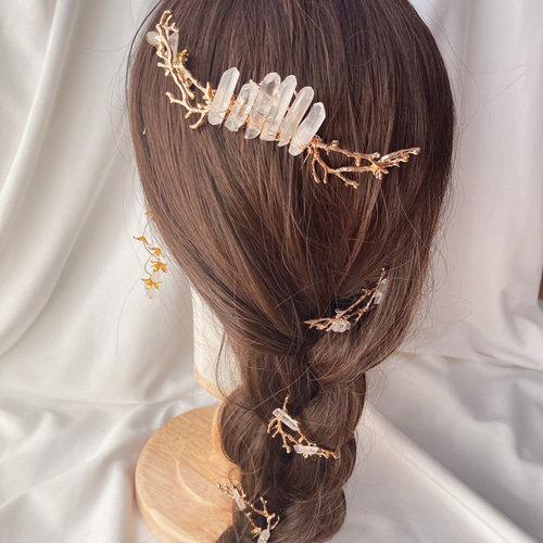 u.couture 水晶ティアラ　水晶クラウン u.couture 水晶クラウン
