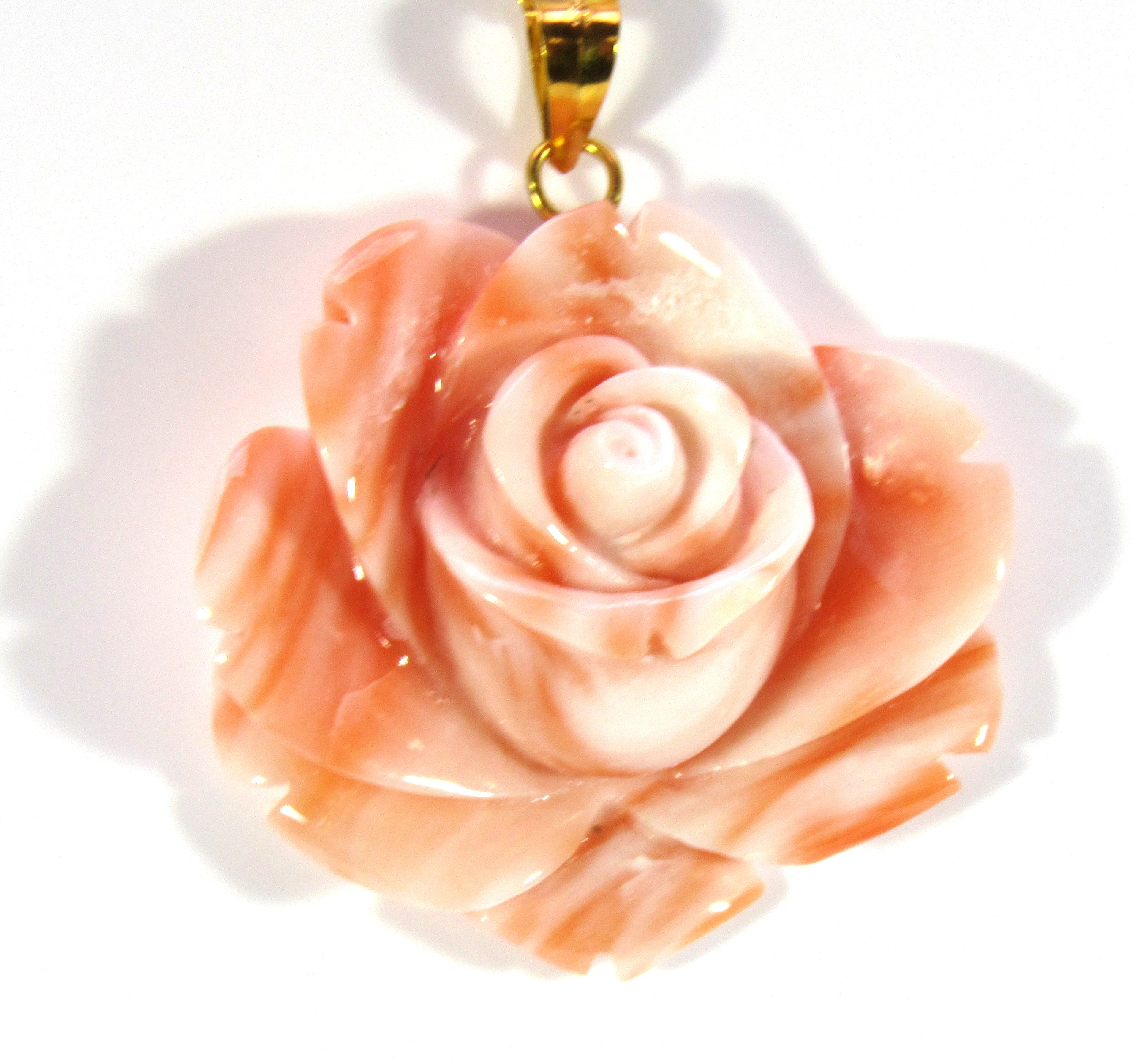 宝石珊瑚     アクセサリ－ ・ジュエリー  ネックレス・ペンダントトップ　IMG－1222