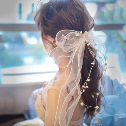 ウェディング ヘッドドレス 結婚式 ヘアアクセサリー ブライダル