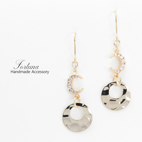 月(891) ピアス/イヤリング/ノンホールピアス/樹脂ピアス ピアス 