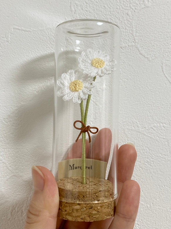 マーガレット【ガラスボトルのお花たち】 5枚目の画像
