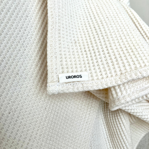 ワッフル生地ブランケット コットン100% その他インテリア雑貨 UROROS