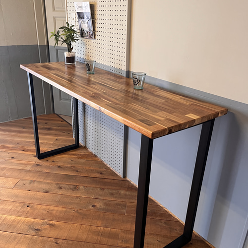 机 テーブル カウンター 幅160cm アカシア集成材 机 テーブル カウンター 幅160cm アカシア集成材