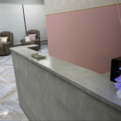 【直接受け取り】モルタルカウンター✩グレー✩カフェ✩レジ✩インテリア 直接受け取り】モルタルカウンター✩グレー✩カフェ✩レジ✩インテリア