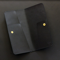 本革 パスポートケース (名入れ無料) 旅行　トラベルギフト 4枚目の画像