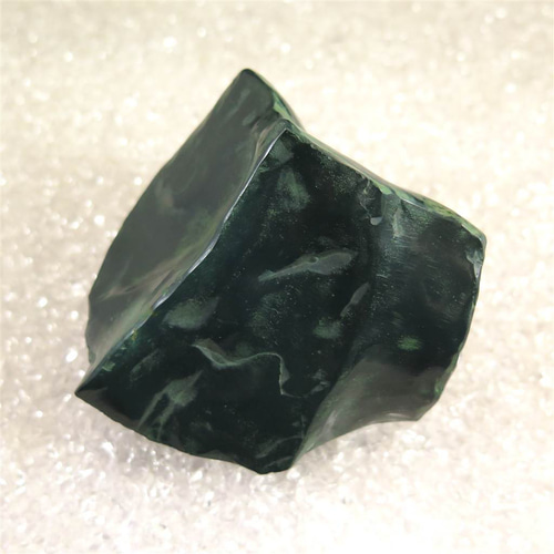 出雲碧玉 出雲石 原石 磨き 487g (榎本通商17161) その他置物 榎本通商