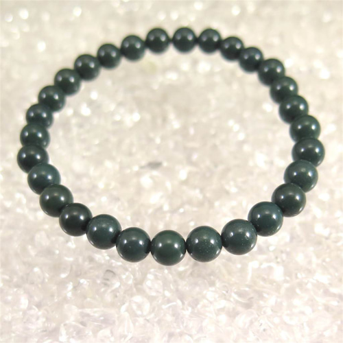 出雲碧玉 出雲石 6mm玉ブレスレット SA 9.4g (榎本通商81846