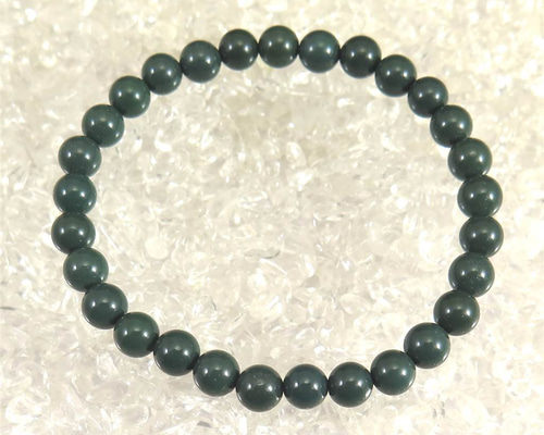 出雲瑪瑙碧玉6mm29玉ブレスレット 出雲瑪瑙碧玉6mm29玉ブレスレット