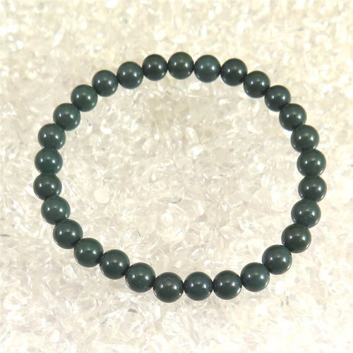 出雲瑪瑙碧玉６mm２９玉ブレスレット 出雲石/碧玉 ブレスレット AA 10mm 】 出雲石 国産 花仙山 青