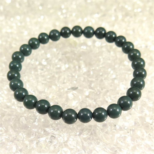 出雲碧玉 出雲石 6mm玉ブレスレット SA 9.4g (榎本通商81846