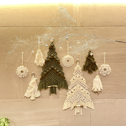 マクラメ ミニタペストリーツリー マクラメタペストリー Xmas tree ☆M☆ macrametapestry その他