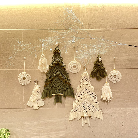 NO．432『マクラメ・クリスマスガーランド・タペストリー』 NO．432