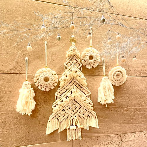 マクラメタペストリー Xmas tree ☆M☆ macrametapestry その他