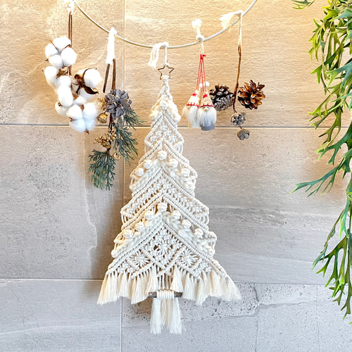 マクラメタペストリー Xmas tree ☆M☆ macrametapestry その他