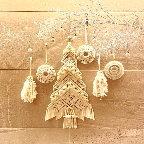 マクラメタペストリー Xmas tree ☆M☆ macrametapestry その他