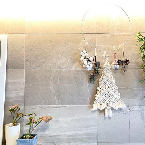 マクラメタペストリー Xmas tree ☆M☆ macrametapestry その他