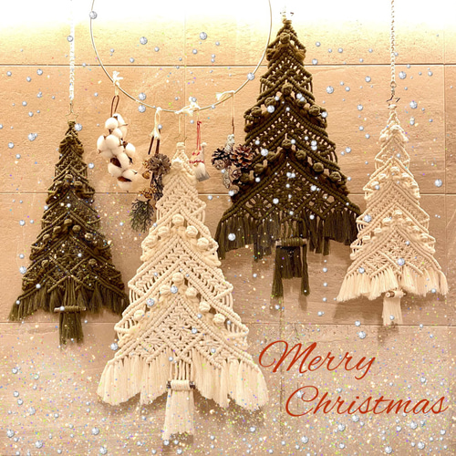 マクラメタペストリー Xmas tree ☆M☆ macrametapestry その他