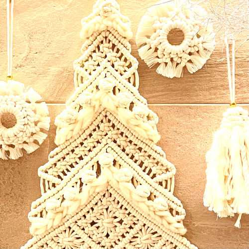 マクラメタペストリー Xmas tree ☆M☆ macrametapestry その他