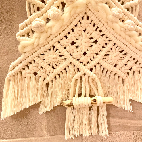 ★マクラメ タペストリー Xmastree★デザインａラージ マクラメタペストリー Xmas tree ☆M☆ macrametapestry その他